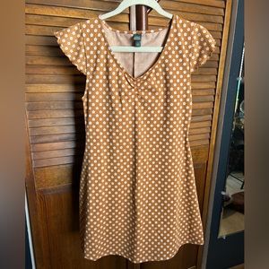 Wild Fable Tan Floral Dress